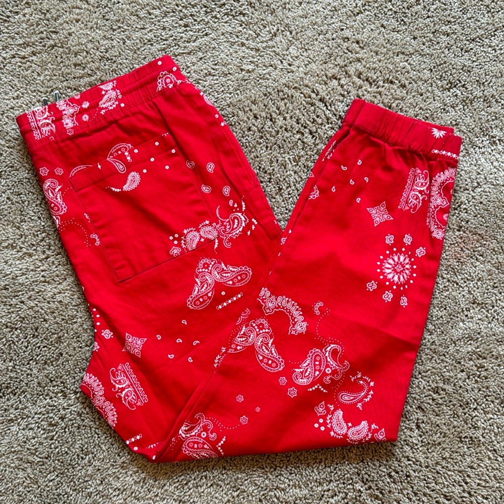 New Elwood Blue Bandanna Joggers